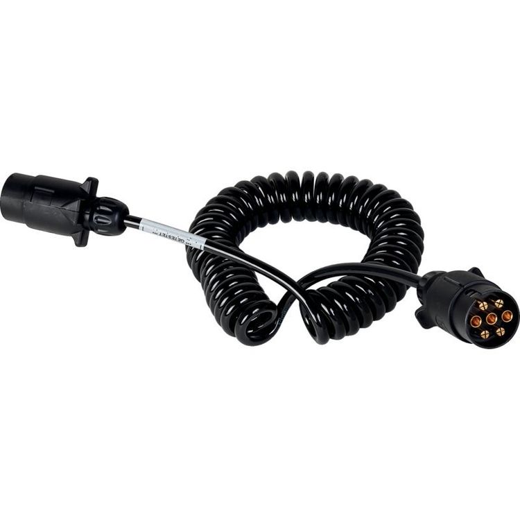Cartrend Presa 7 Poli 12V Per Rimorchio, Connettore ISO 1724, Plastica Infrangibile, DIN 72577