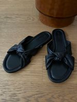 Sandaletten/Pantoletten aus Leder von H&M Premium Selection