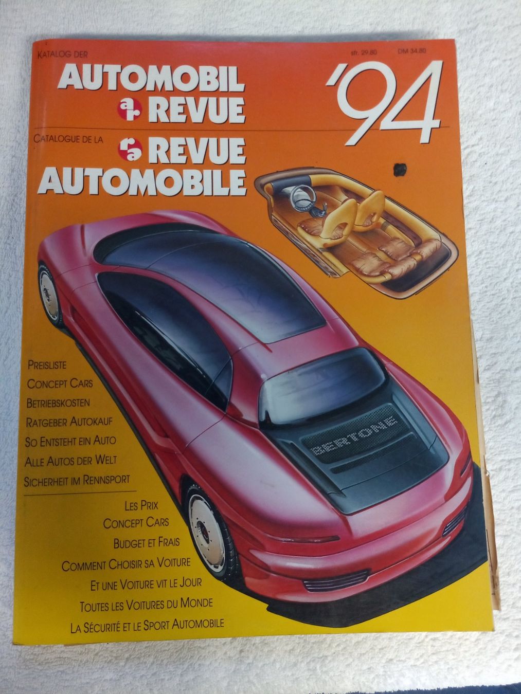 Riviste & Magazine: Automobil Revue 94 – Usato da Oberegg venduto da A-Z.Handel.Loehrer