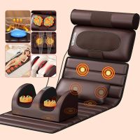 Massagematte mit Wärme und 10 Vibrationsknoten, Ganzkörper-M