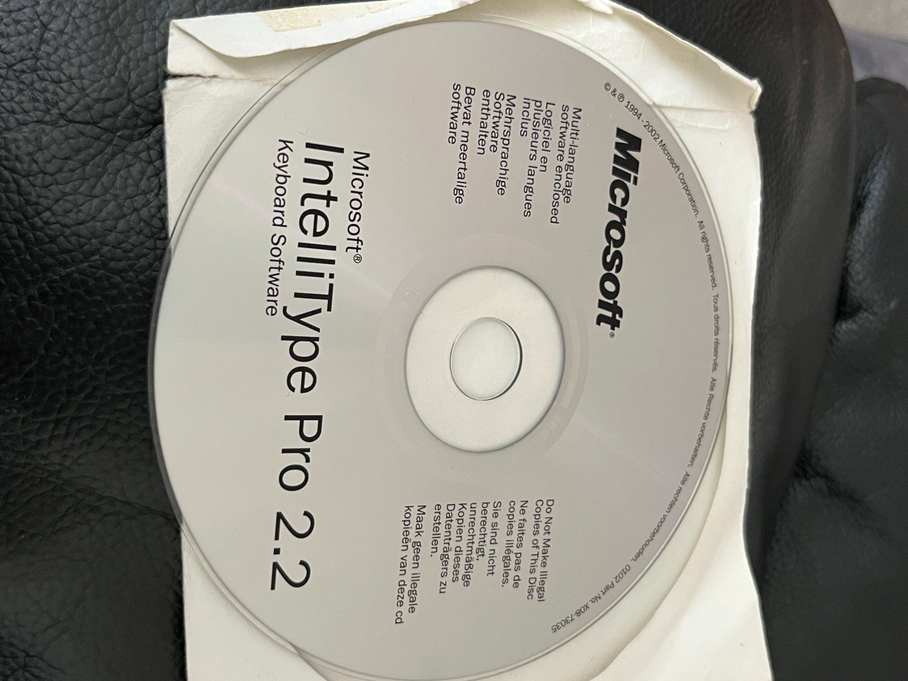 Microsoft Software: IntelliType Pro 2.0 Keyboard Software – Usato da Winterthur venduto da fla_hwg8