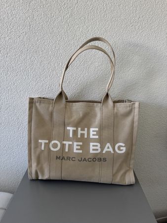 Marc Jacobs The Tote Bag Canvas Beige