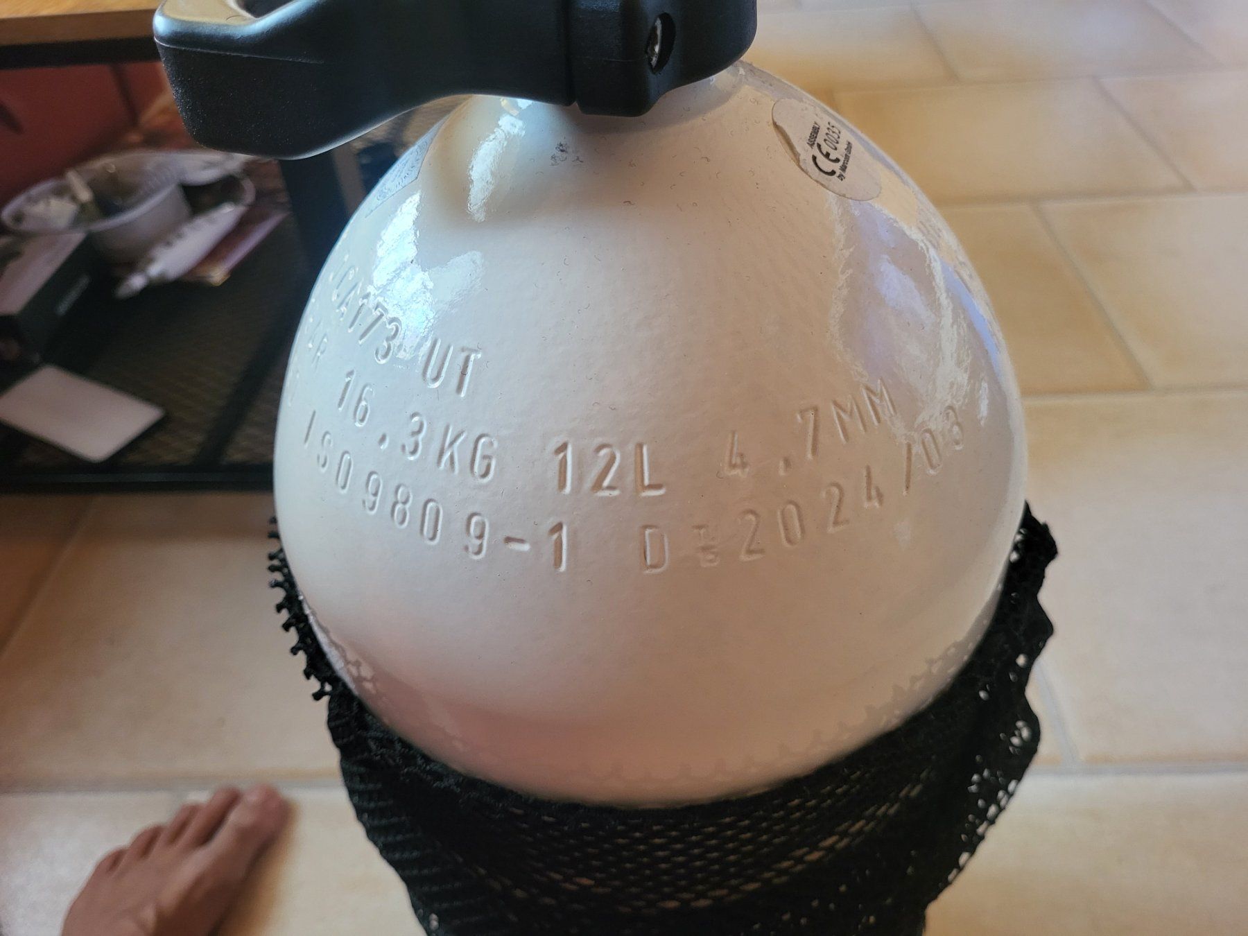 Bombole da sub: 12L - Pressluftflasche Stahl – Usato da Muotathal venduto da Nils89 3