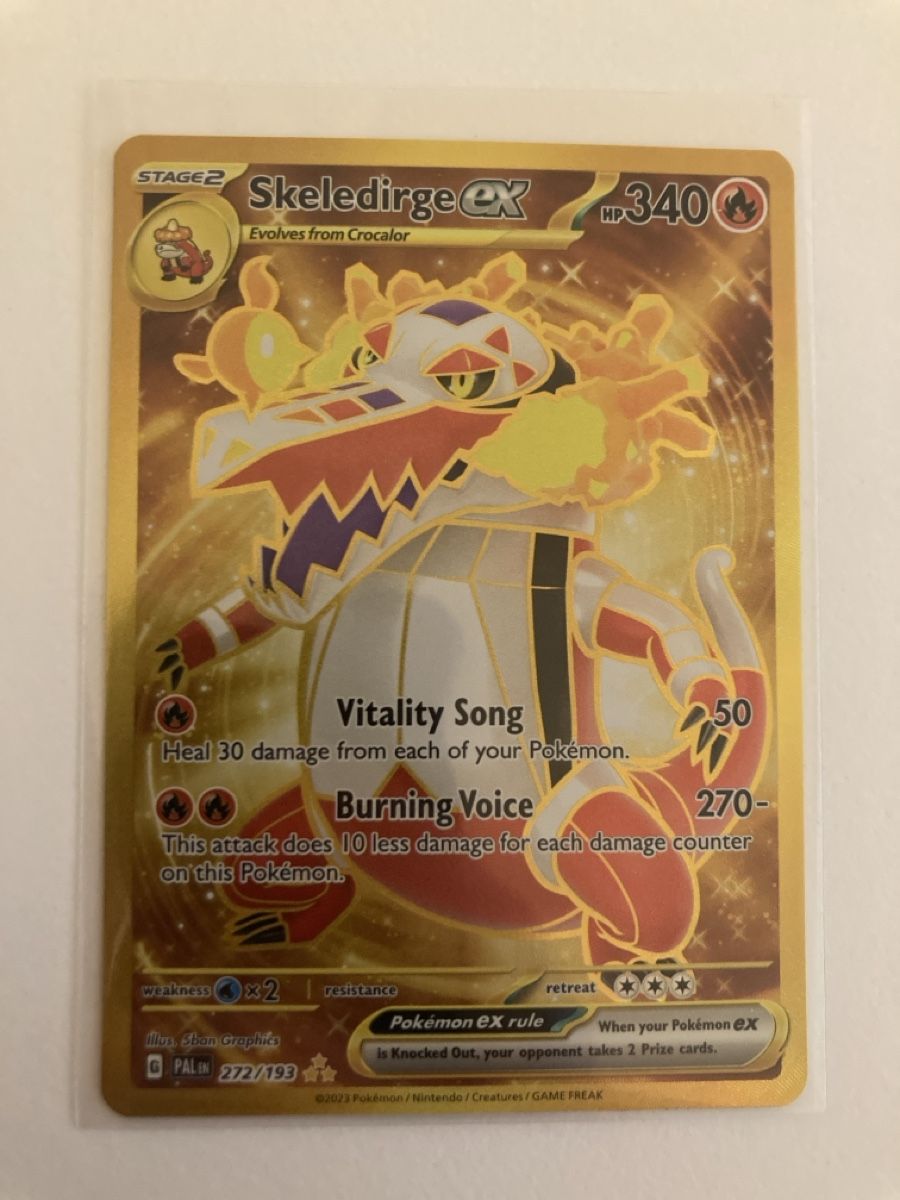 Pokémon Carte collezionabili: Skeledirge ex 272/193 - Paldea Evolved EN – Nuovo (secondo la descrizione) da Wohlen AG venduto da Liridon22
