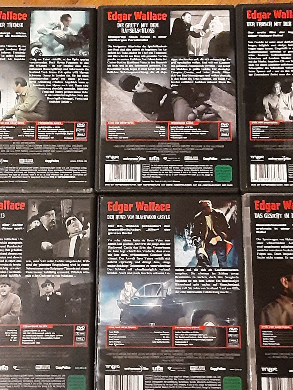 Tutti i DVDs: Edgar Wallace - 6 Filme – Usato da Wallisellen venduto da Sawr 3