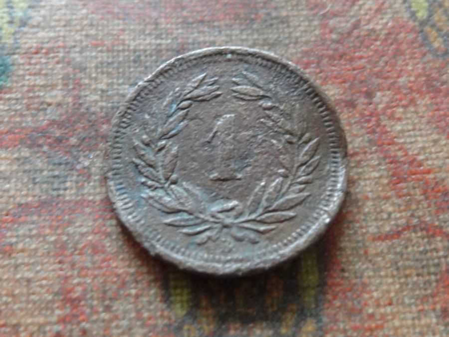 Tutti le monete: 1 Rp. 1894  (A) – Usato da Romanel-sur-Lausanne venduto da Swift13 1
