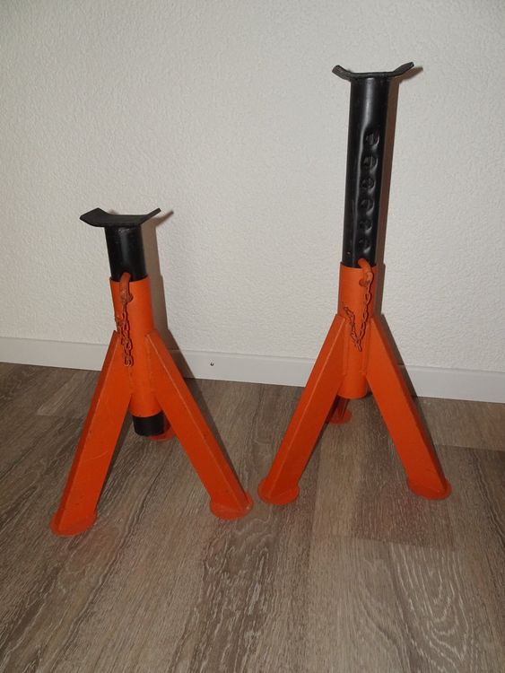 Unicraft Unterstellbock UB 3000 2-tlg. - 3 Tonnen Tragkraft, 10-fach Höhenverstellbar