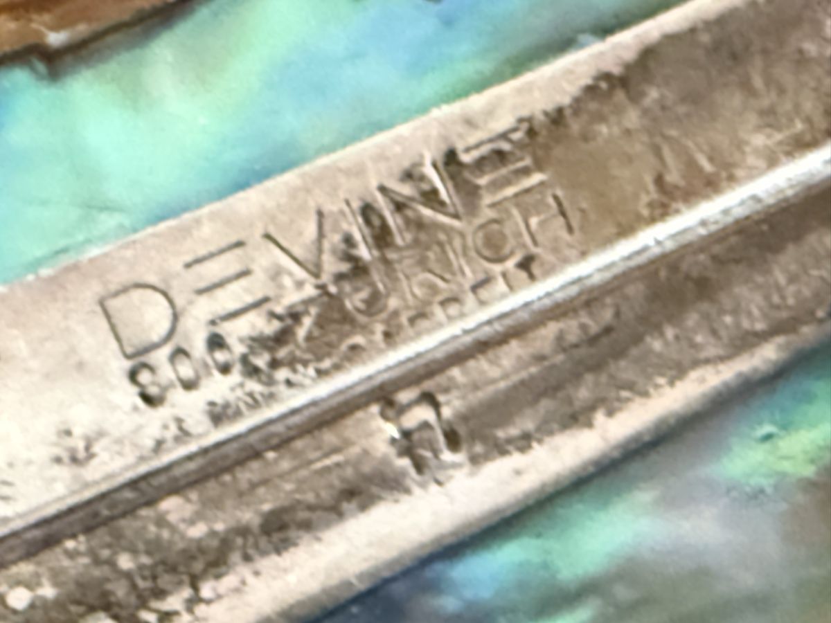 Spille & Fermagli: Brosche 800 Silber "Devine Zürich“ – Usato da Goldach venduto da Messerguru 3