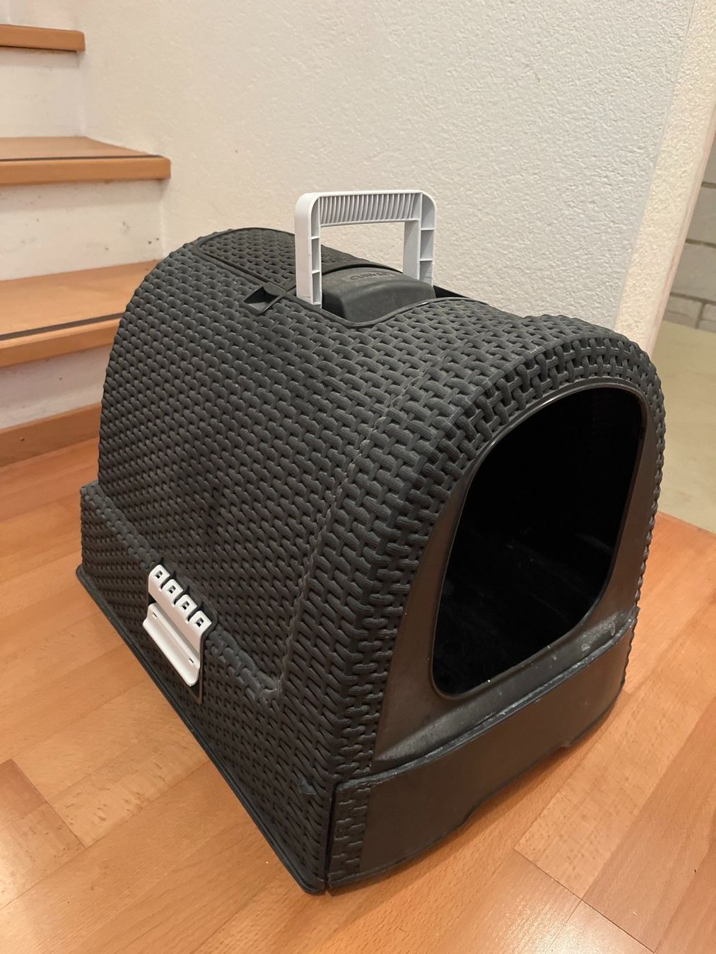 WC: Curver Katzentoilette in Rattan-Optik – Gebraucht aus Einsiedeln von David.11