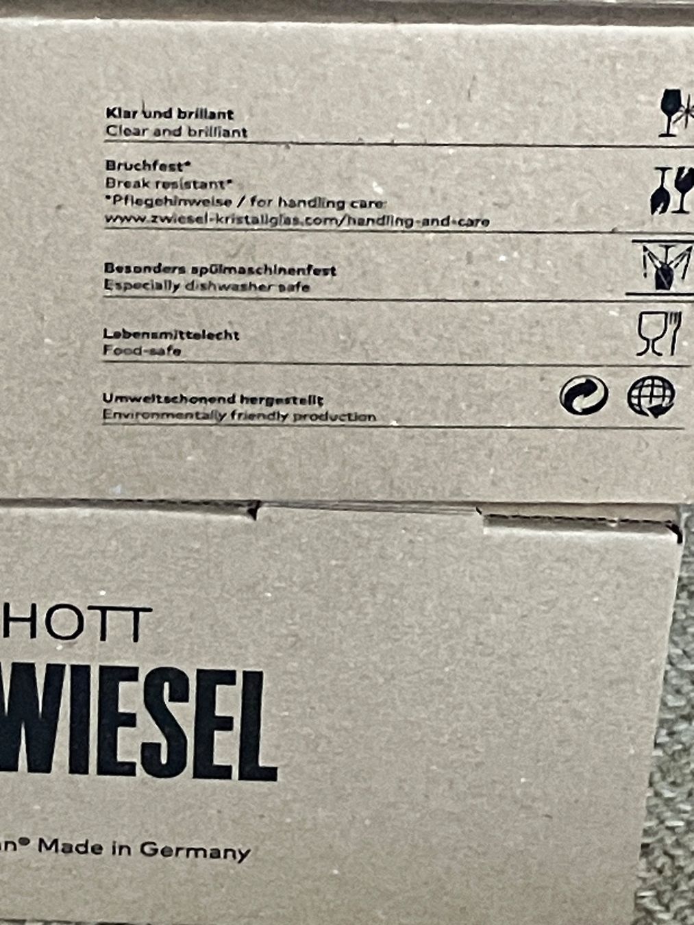 Zwiesel Bicchieri: Vier neue Zwiesel-Gläser – Usato da Baden venduto da sylivianne 1