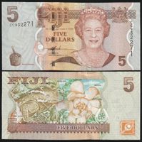 Fiji 5 Dollars UNC (2007)