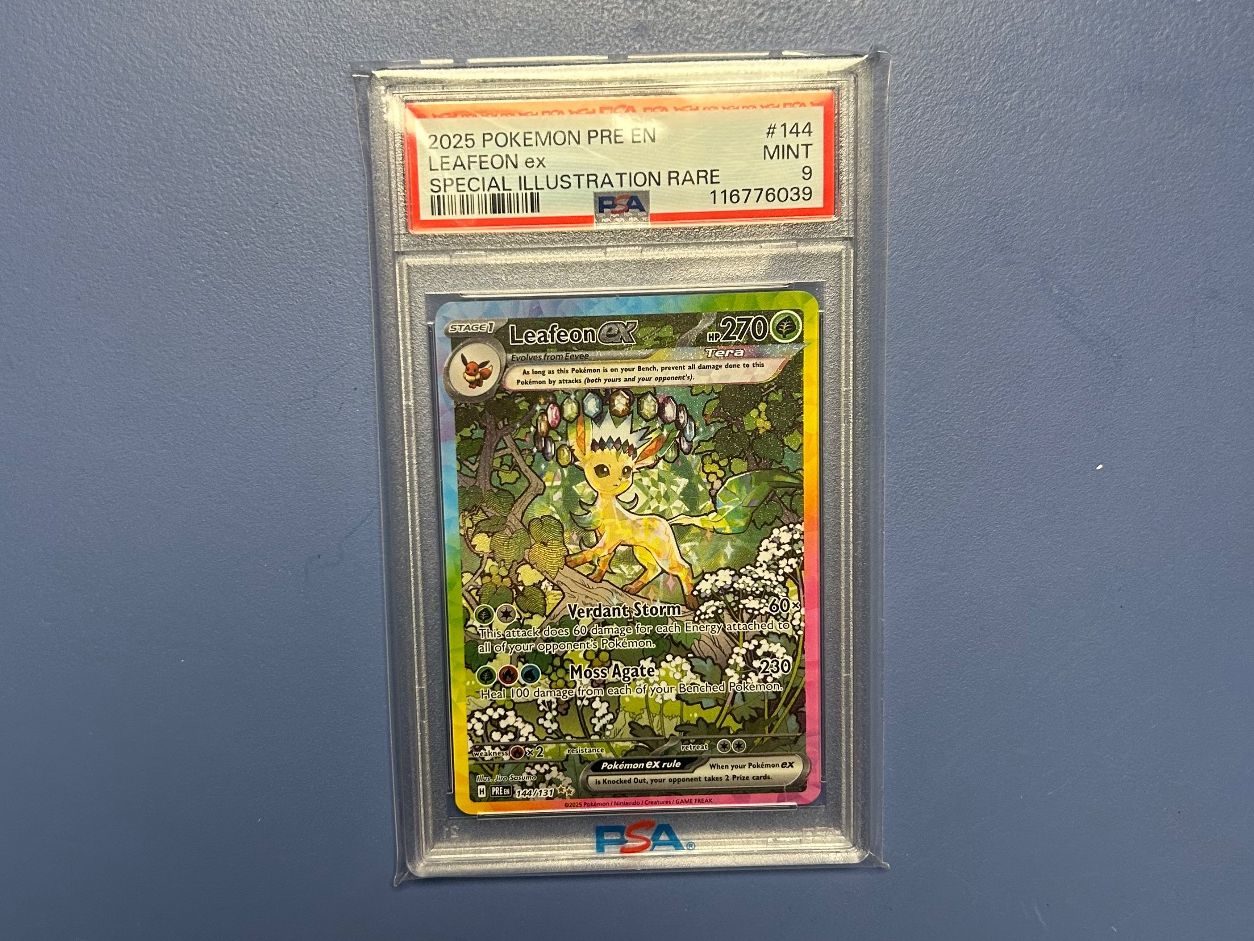 Pokémon Carte collezionabili: Leafeon Ex #144 PRE EN PSA 9 – Usato da Schlieren venduto da happymerchant64