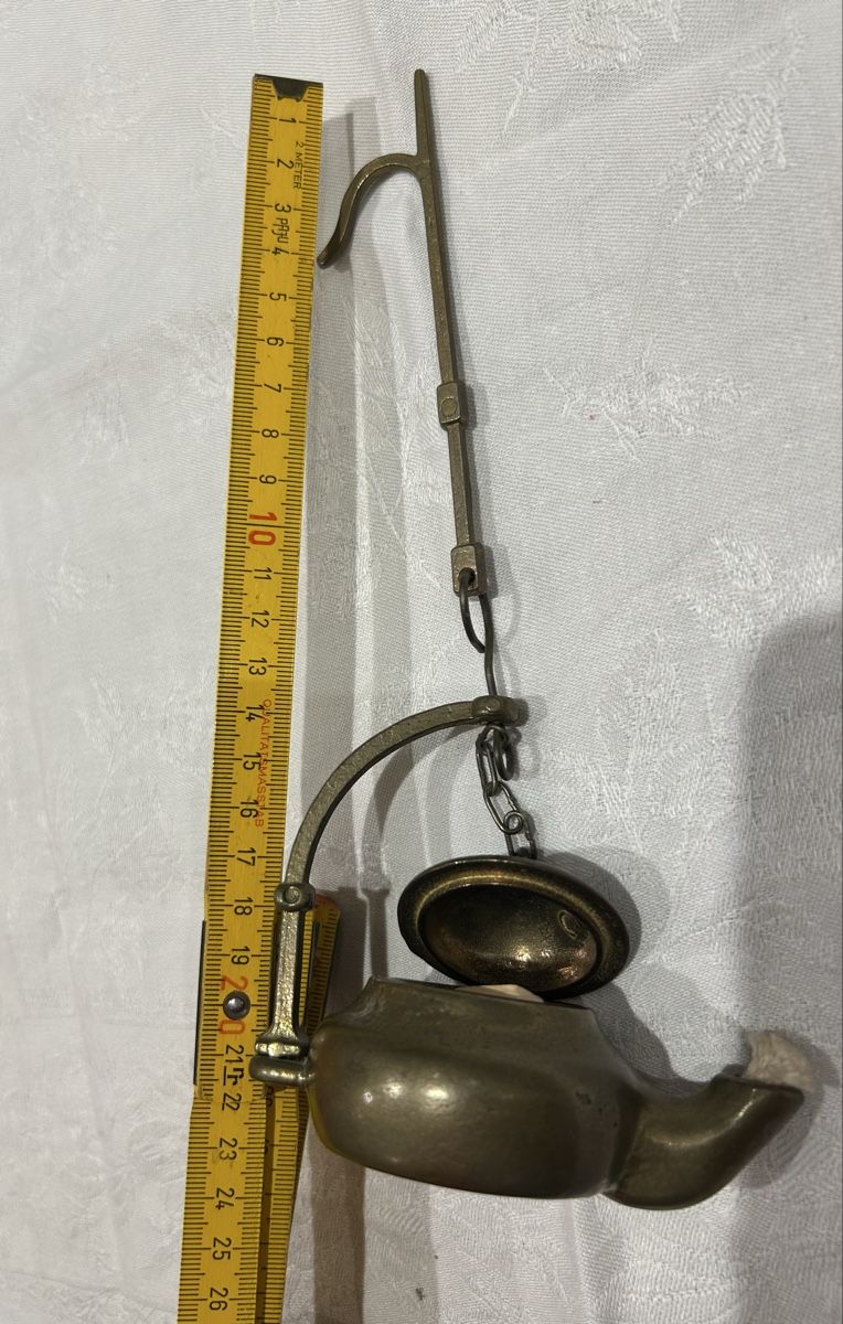 Lampes: Öllampe antik Messing  – D'occasion à Lengnau AG par Mefari 5