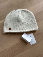 Hermes Mütze Wolle Seide Kaschmir weiss neu