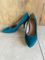 Damen Pumps Wildleder Türkis Gr. 38 Bata