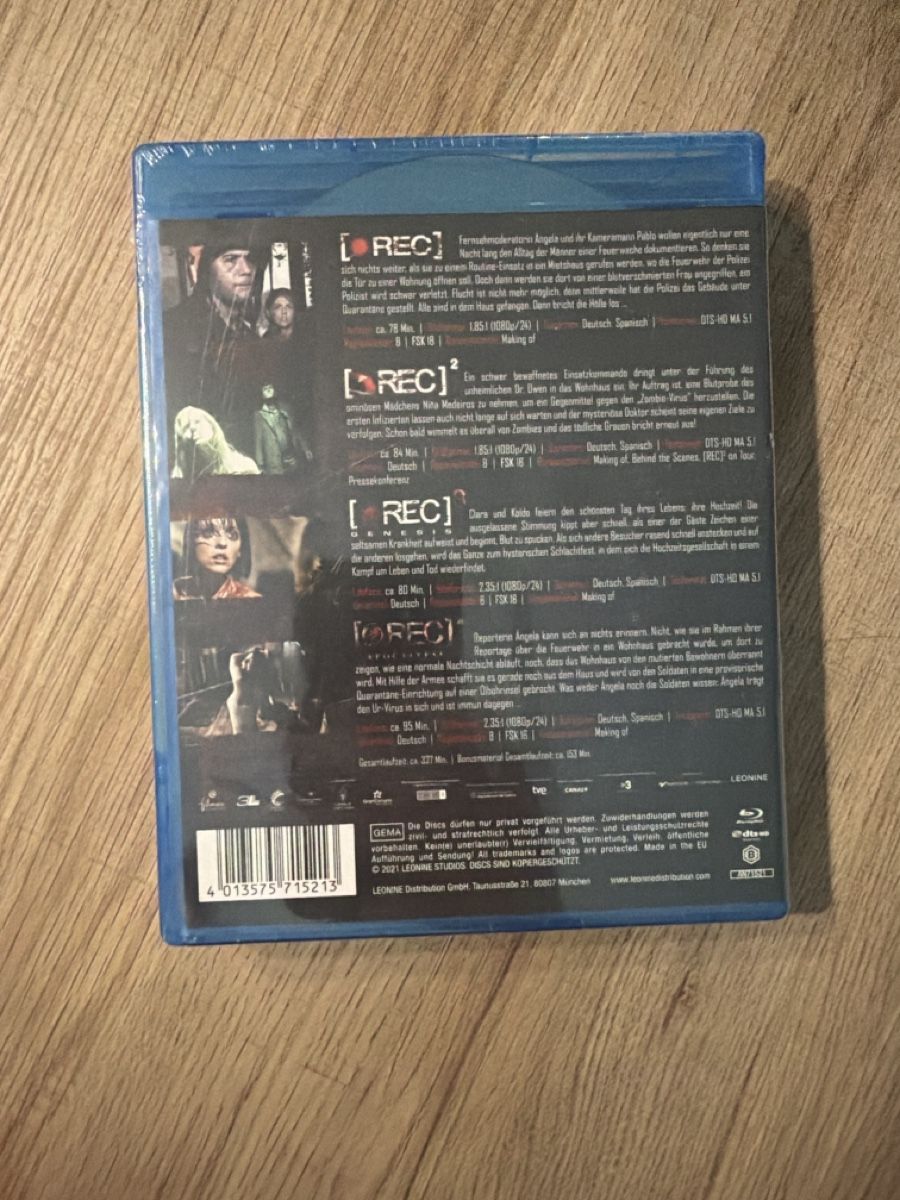 Alle DVDs: Rec Collection BluRay Neu&Ovp – Neu und originalverpackt aus Hagendorn von masterchieff 1