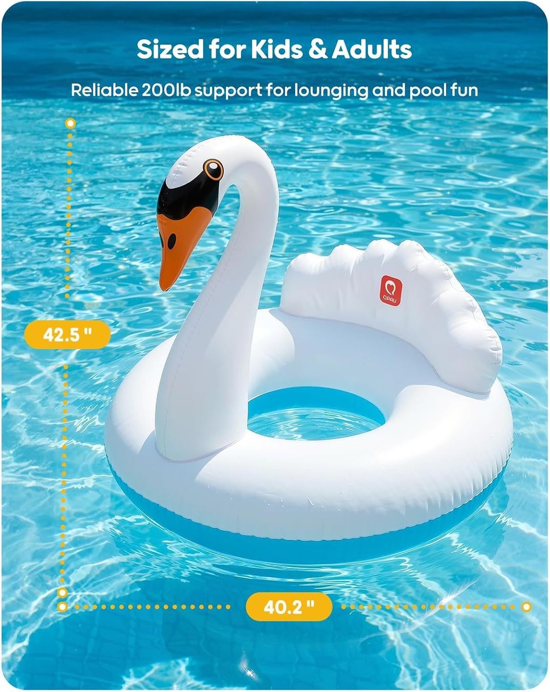Schwimmringe: Aufblasbarer Schwan Pool Float Schwimmtier – Neu und originalverpackt aus Suhr von SchnapperCH 6