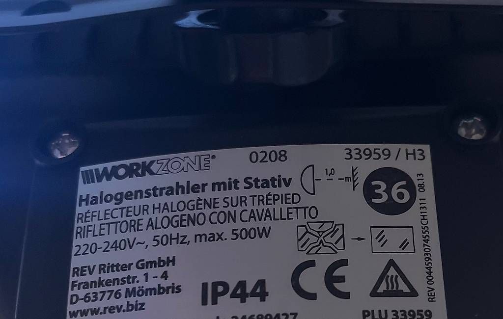 Lampen: Halogenstrahler mit Stativ – Gebraucht aus Speicher von Alberto6701 1