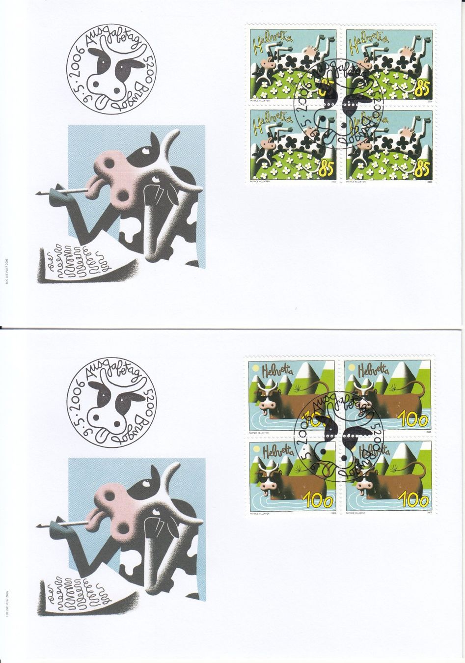 Tutti i francobolli: SBK 1198 - 1201 im 4er-Block FDC – Usato da Bürglen TG venduto da StampGraf 1