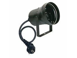 Scheinwerfer PAR-36 schwarz VARYTEC - 16 Stück -