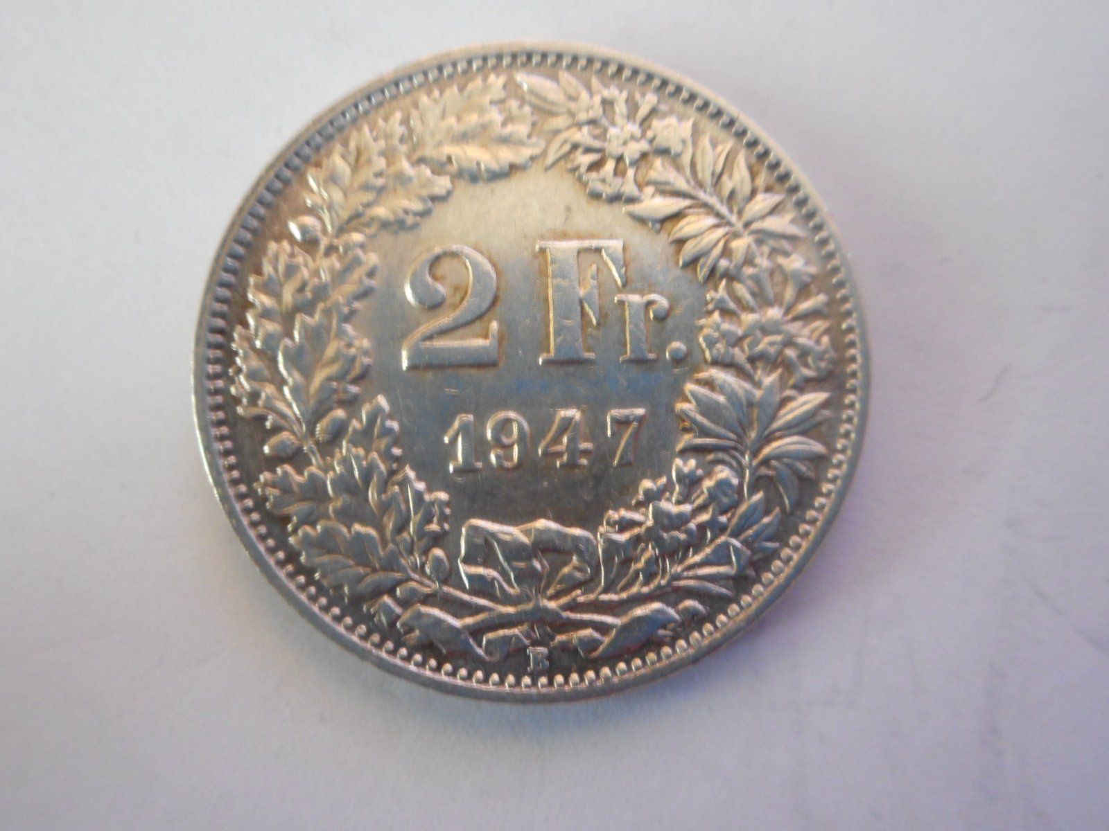 Alle Münzen: 2 Fr. 1947 silber – Gebraucht aus Kriegstetten von pizlad2010