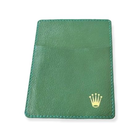 Rolex Green Porte-Cartes / Kartenhalter/ Card Holder/ Etui