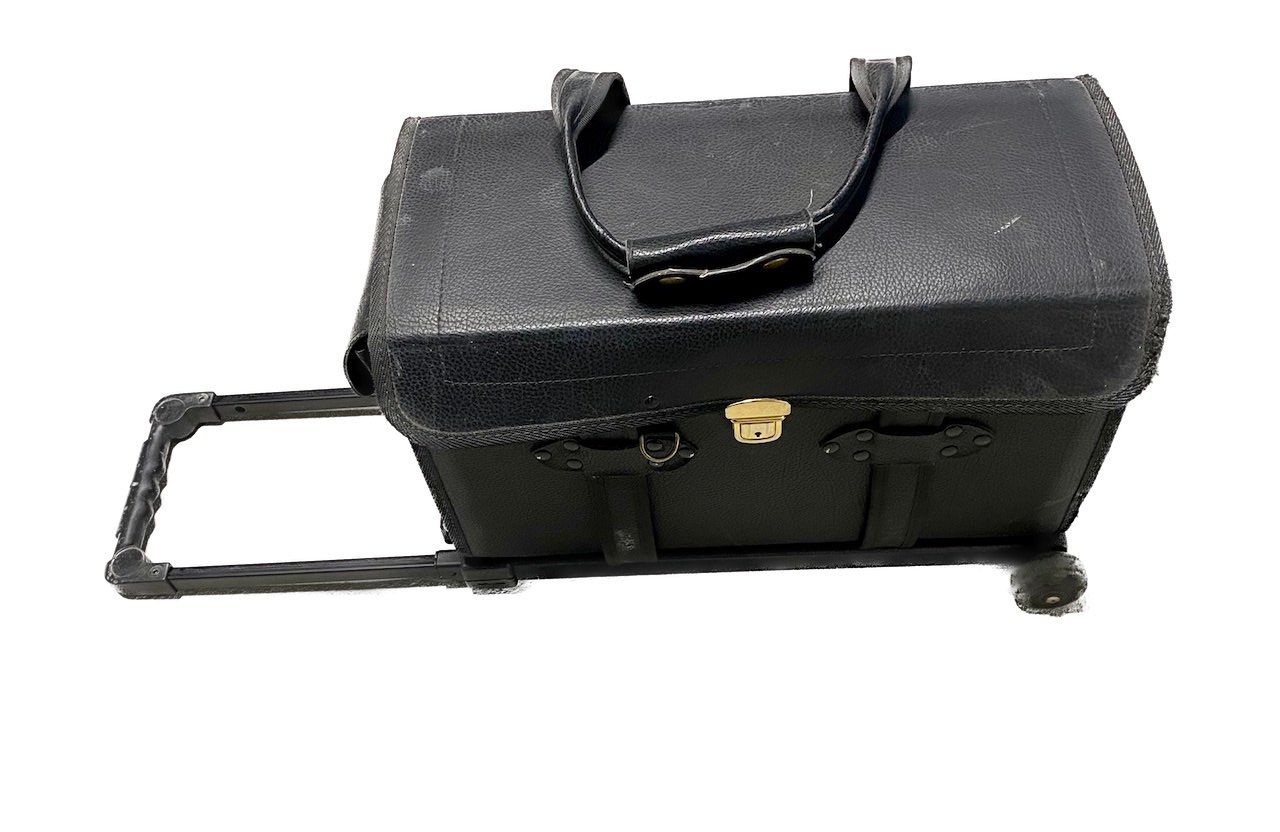 Reisekoffer: Werkzeugkoffer Leder mit Rollen,  Handgriff - Pilotenkoffer – Gebraucht aus Ried-Brig von Challi 4