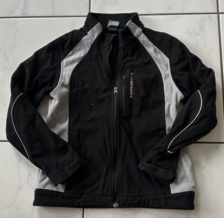 Icepeak Fleece Jacke, Schwarz/Grau, Gr. 152