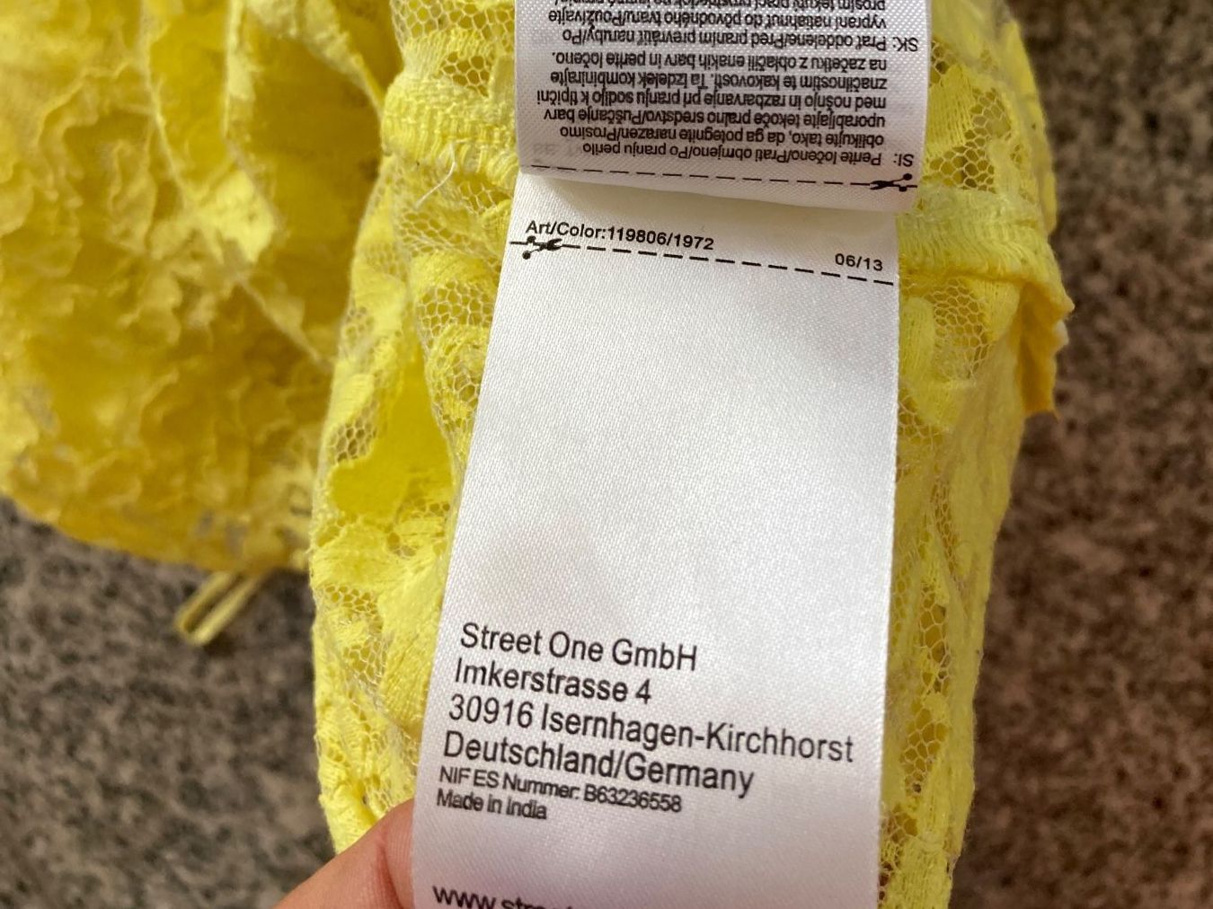Camicette: Spitzenbluse von Street One Gr. 38 neu – Nuovo (secondo la descrizione) da Eschenbach SG venduto da verbascum 2