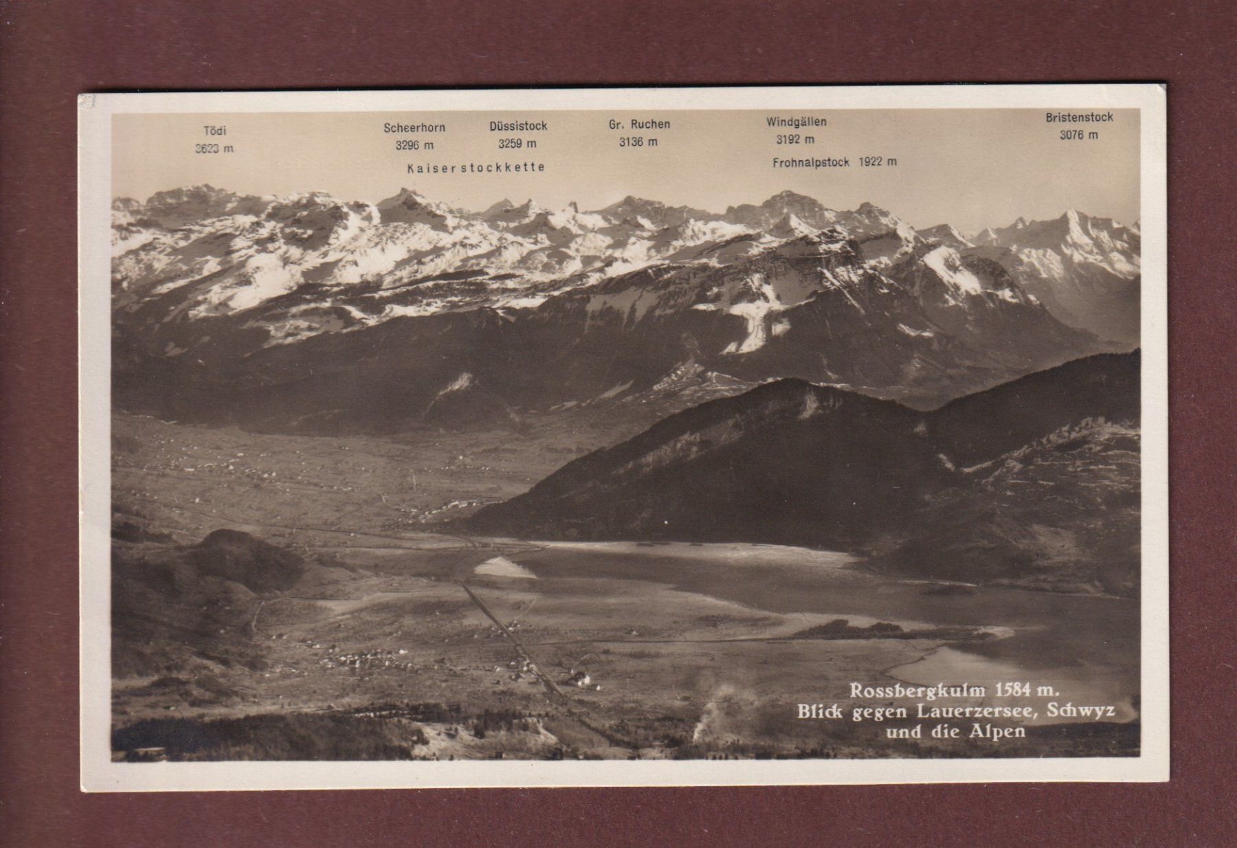 Ansichtskarten: ROSSBERGKULM - Lauerzsee – Gebraucht aus Pully von nicecards-shop