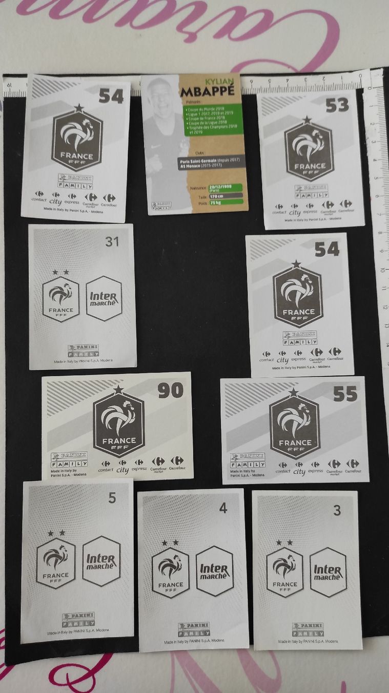 Panini Carte collezionabili: Lot de 7 Sticker panini kylian Mbappe – Nuovo (secondo la descrizione) da Couvet venduto da lulul 3
