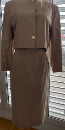 Elegantes Deux-Pièces LISETTE LEUTHARD, Gr. 38, beige