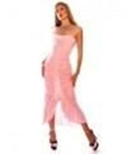 Kleider: WASSERFALL ABENDKLEID PIGGY ROSA ONE SIZ – Neu und originalverpackt aus Rupperswil von big-one-sale