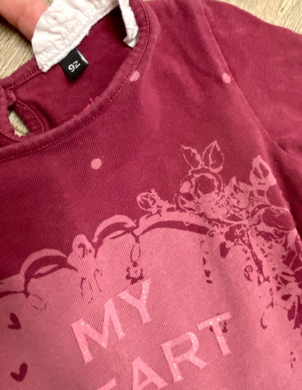 Pullover & Sweatshirts: Gr 92 spezielles Longshirt mit Glitzer – Gebraucht aus Rickenbach b. Wil von sunneschii_ 4