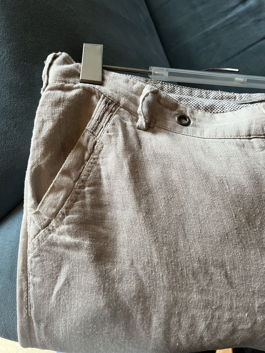 Nile Pantaloni: Nile Leinen Hose Beige Grösse S/M – Usato da Innertkirchen venduto da salmalo 3