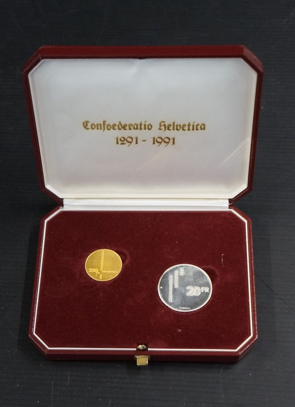 Tutti le monete: Schweizer Gedenkmünzen-Set von 1991 – Usato da Basel venduto da bk_brockibasel