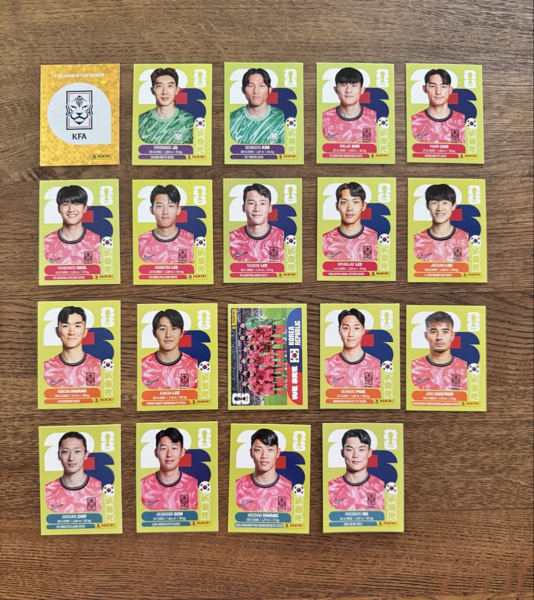 Panini Carte collezionabili: Panini WM 2026 Korea – Nuovo (secondo la descrizione) da Emmenbrücke venduto da Lukee1901