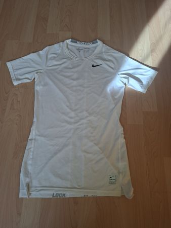Herren Shirt Nike Pro Dri-Fit Kompression Grösse M Weiss