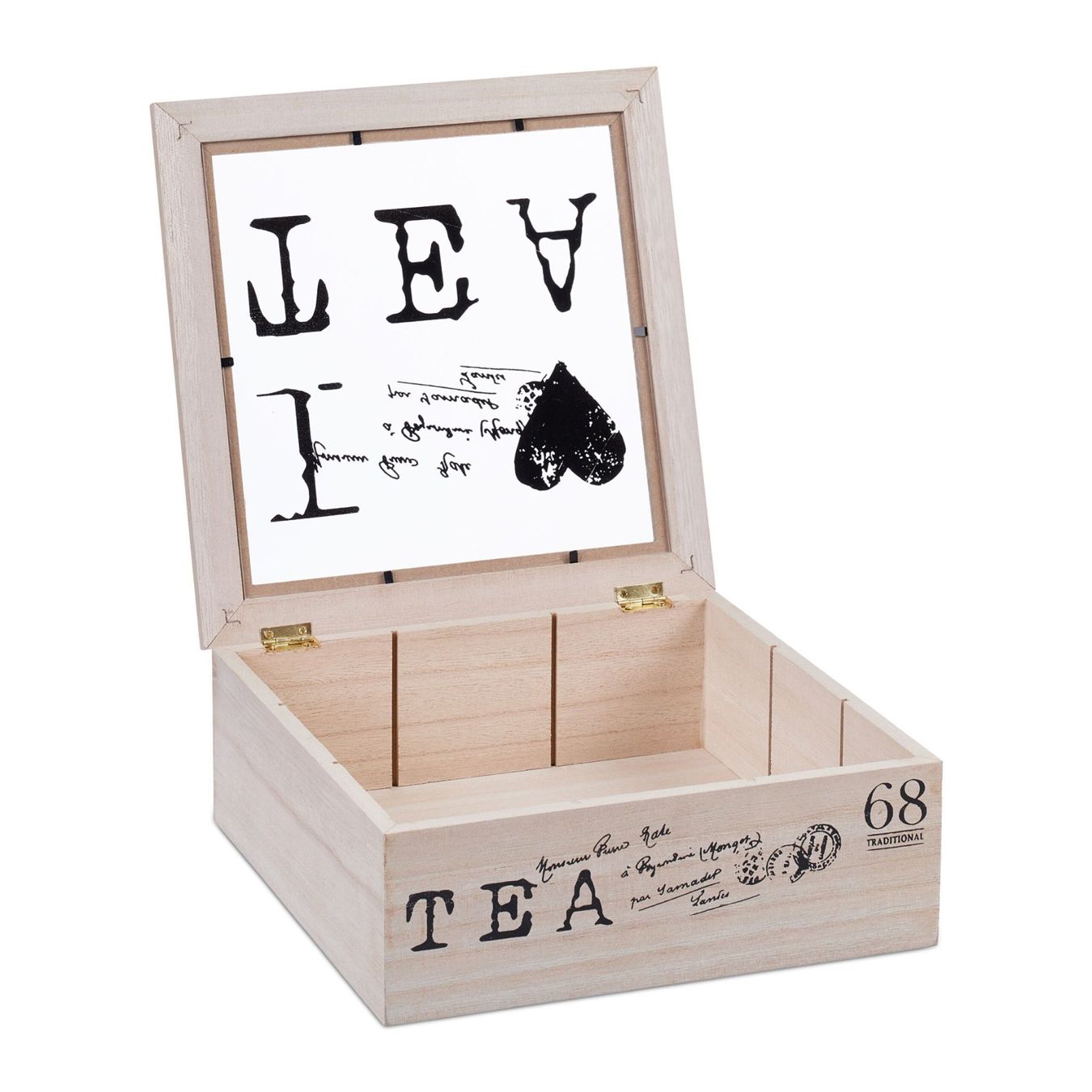Altro per la casa: TEEBOX HOLZ 9 Fächer "I LOVE TEA" – Nuovo e nell'imballaggio originale da Gerlafingen venduto da Tsuru 4