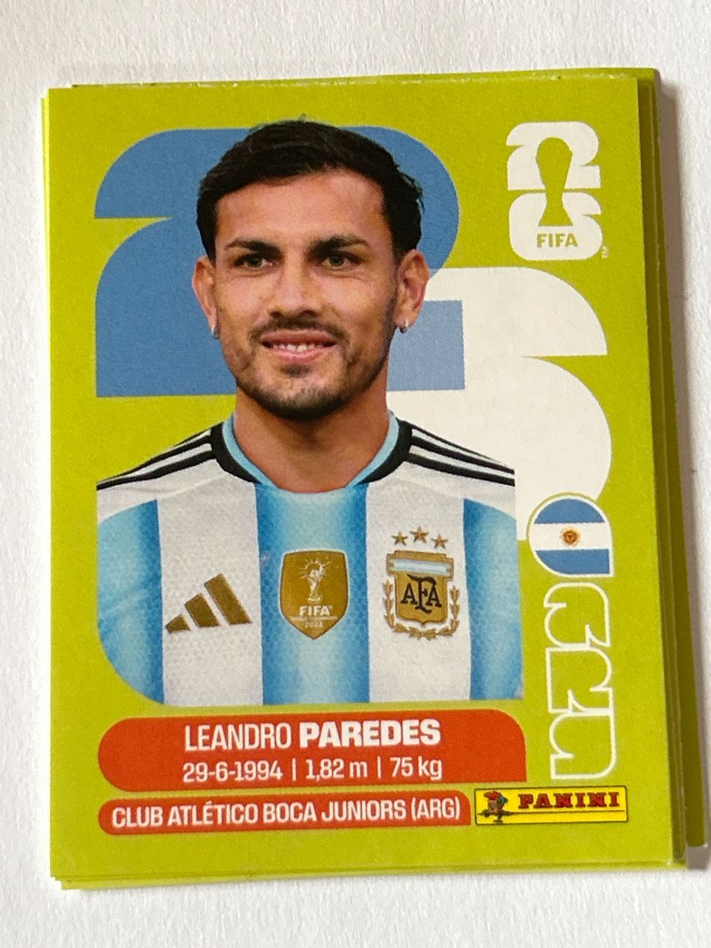 Panini Carte collezionabili: Panini WM 2026 Sticker - Paredes ARG 12 – Nuovo (secondo la descrizione) da Troistorrents venduto da sim_d75d