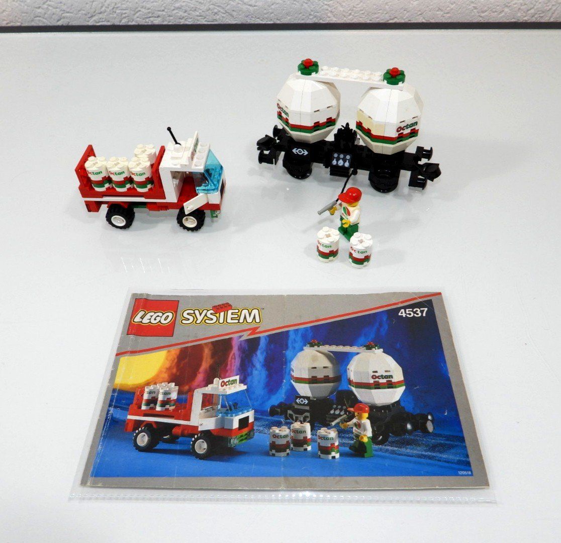 Lego Baukästen: LEGO EISENBAHN 4537 OCTAN TWIN TANK EISENBAHN WAGON – Gebraucht aus Turbenthal von Ddanuh 6