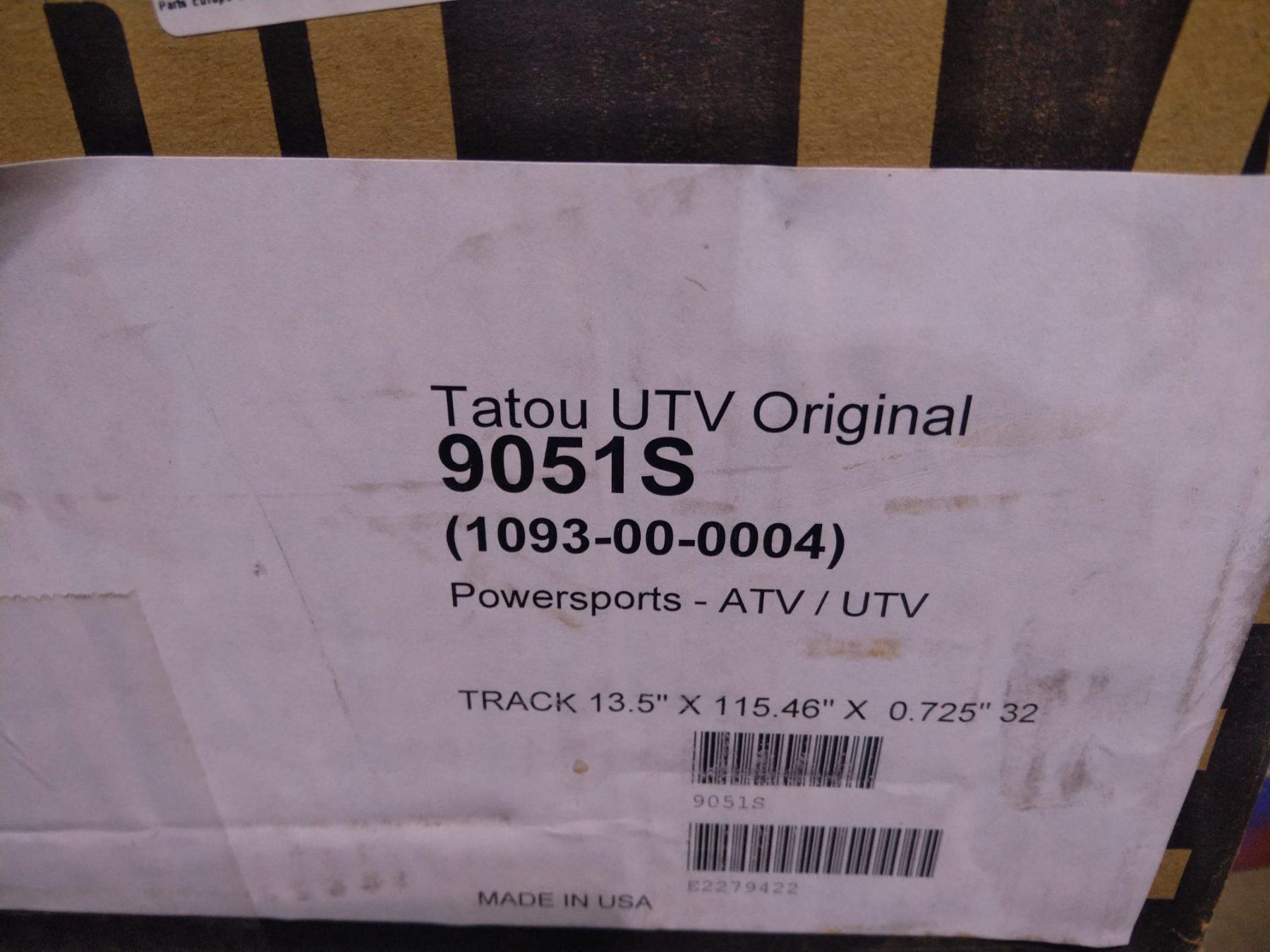 ATVs / Quads: Raupen Tatou UTV – Neu und originalverpackt aus Lenk im Simmental von ASGaragenAG 2