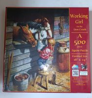 500-Teile Puzzle: Working Girl - Herbstliches Motiv!