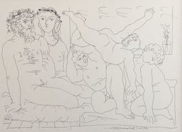 PABLO PICASSO  Famille de Saltimbanques