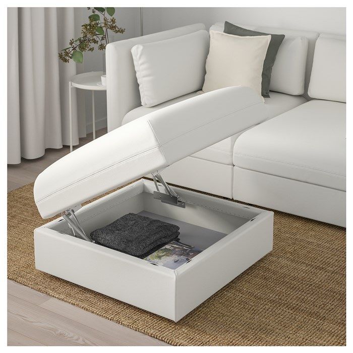Ikea Divani: IKEA Vallentuna Leder Sofa Weiss – Usato da Rudolfstetten venduto da helenico23 1