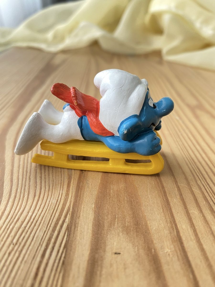 Schleich Statuette: Schlumpf Schlitten – Usato da Fehraltorf venduto da Marian4 2