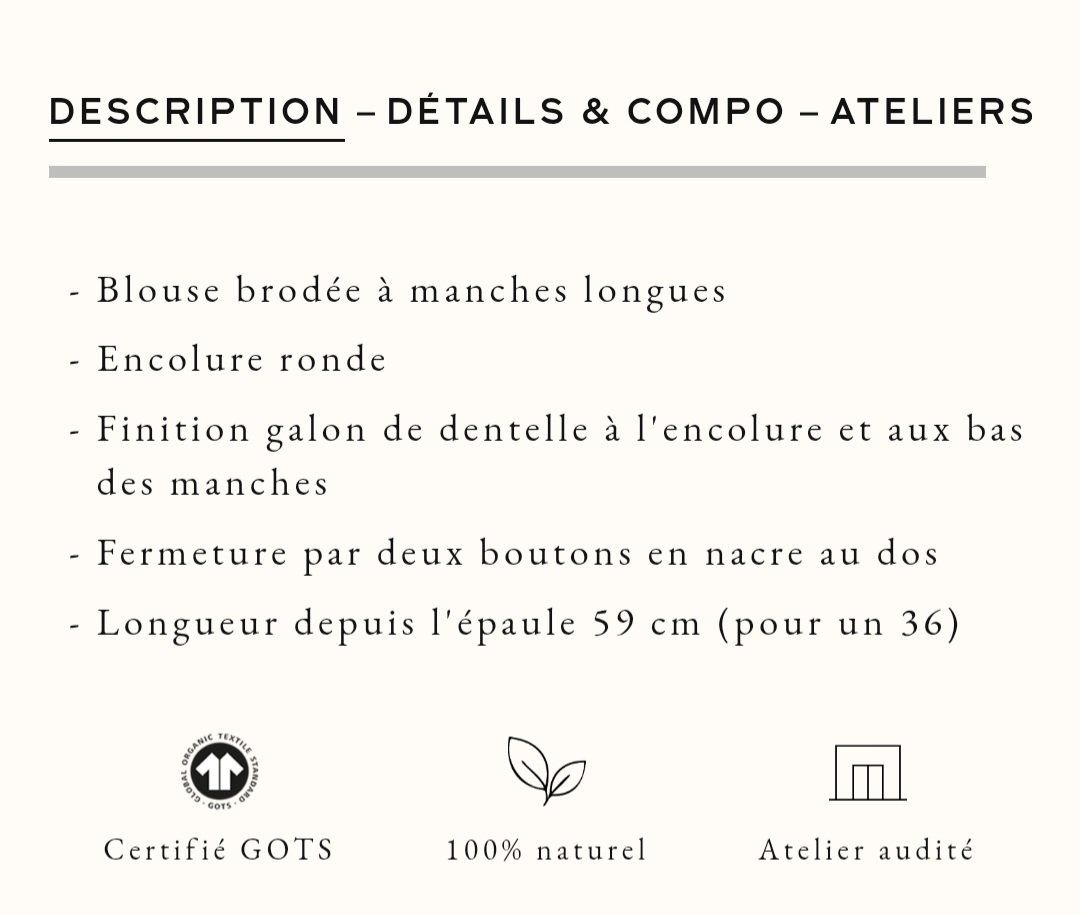 Sezane Blusen: Blouse Sezane neuve taille 34 – Neu und originalverpackt aus Geneve von couac01 3