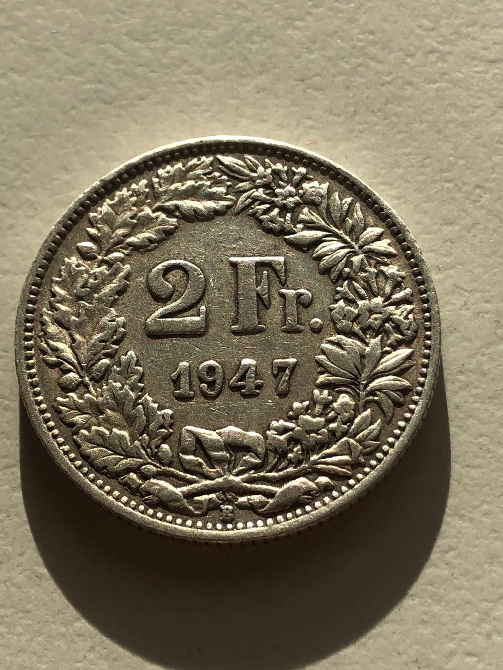 Tutti le monete: 2 Fr. 1947 – Usato da Schötz venduto da Odpa