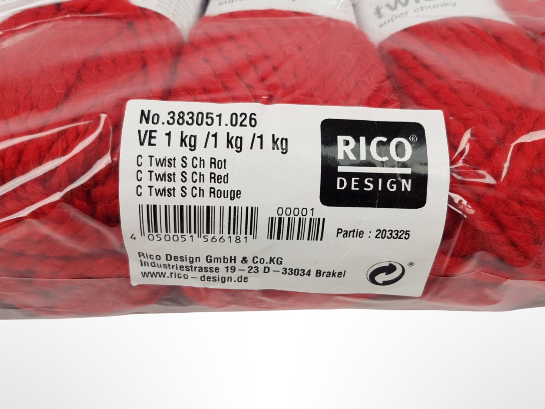 Lana: RICO DESIGN dicke Wolle Rot 10 Stk. – Nuovo (secondo la descrizione) da Suhr venduto da Restwert_Suhr 2
