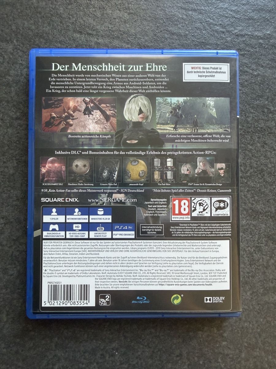 Sony Spiele: Nier: Automata PS4 GOTY – Gebraucht aus Zürich von cENS0R 1